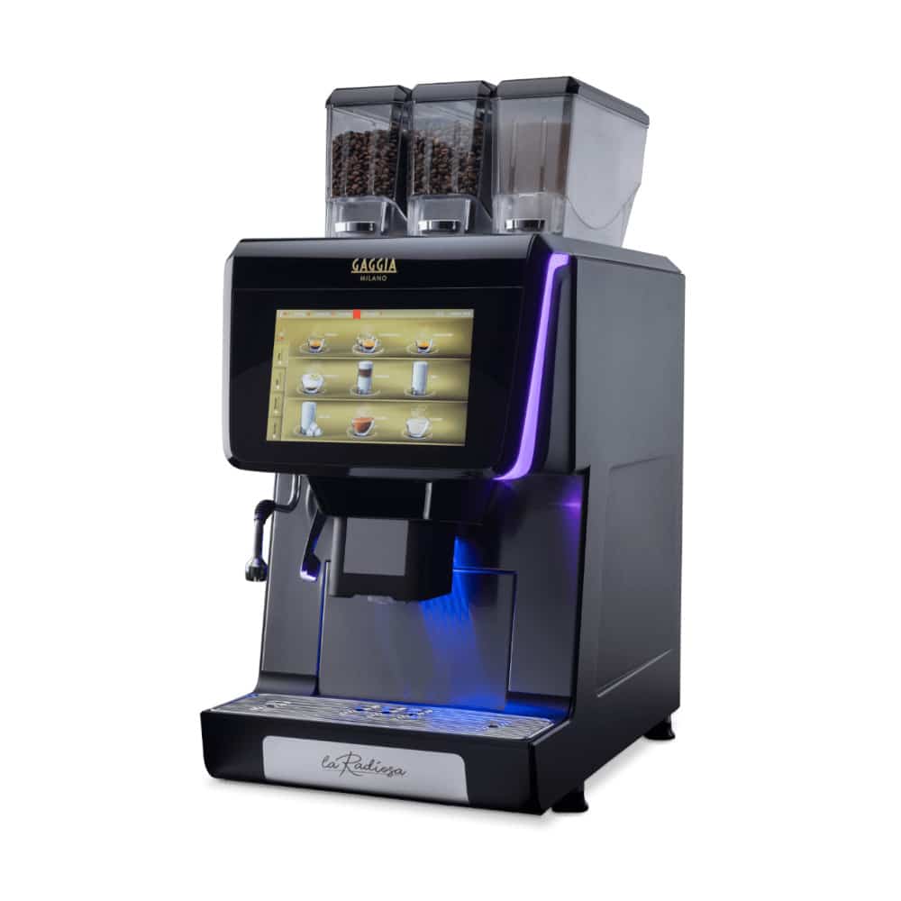 Modern Gaggia La Radiosa coffee machine for use in a cafe or restaurant