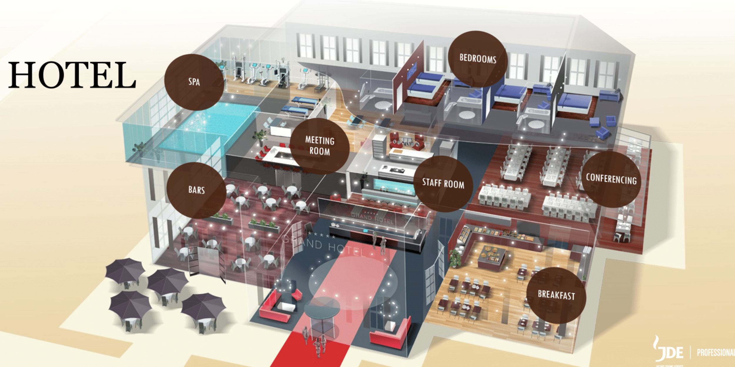 Hotel floor plan